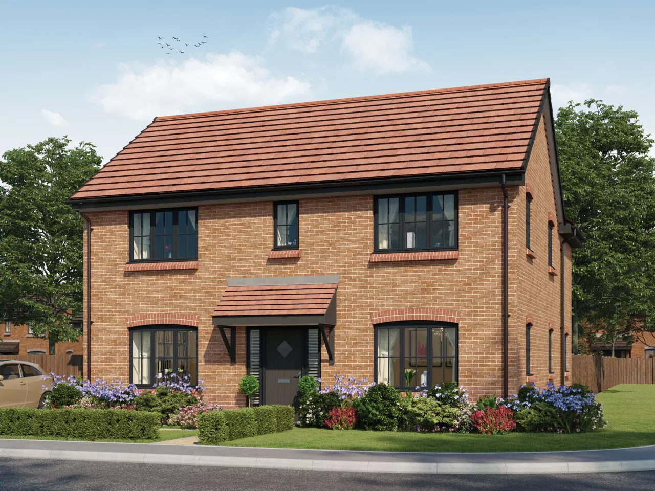 External CGI of The Weaver 4-bed detached