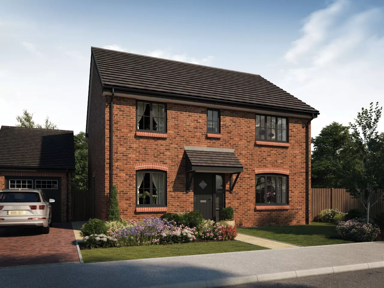 External CGI of The Goldsmith 5-bed detached